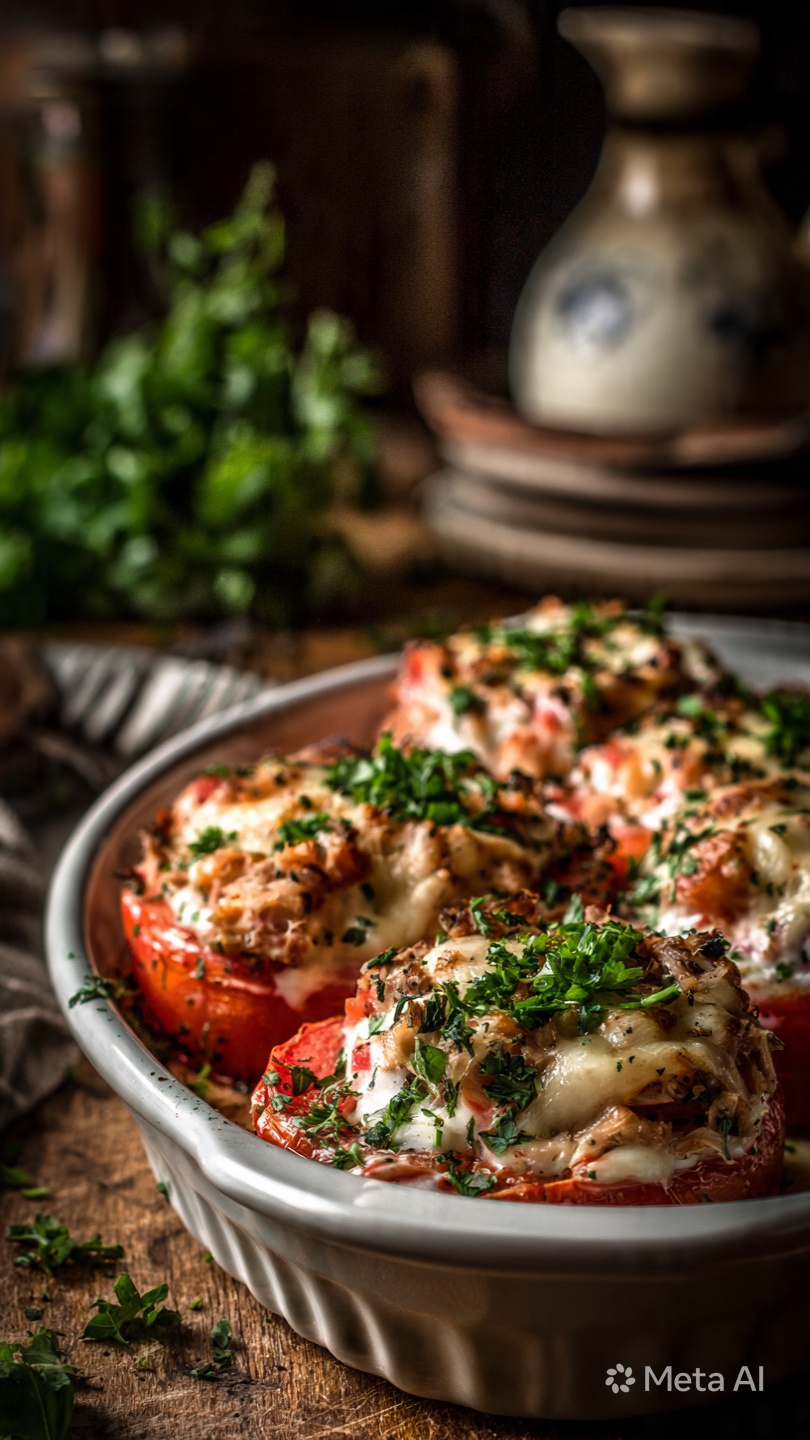 Thunfisch-Majo-Tomaten