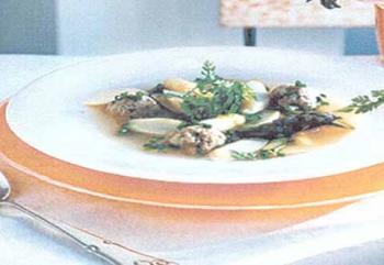 Spargelbouillon